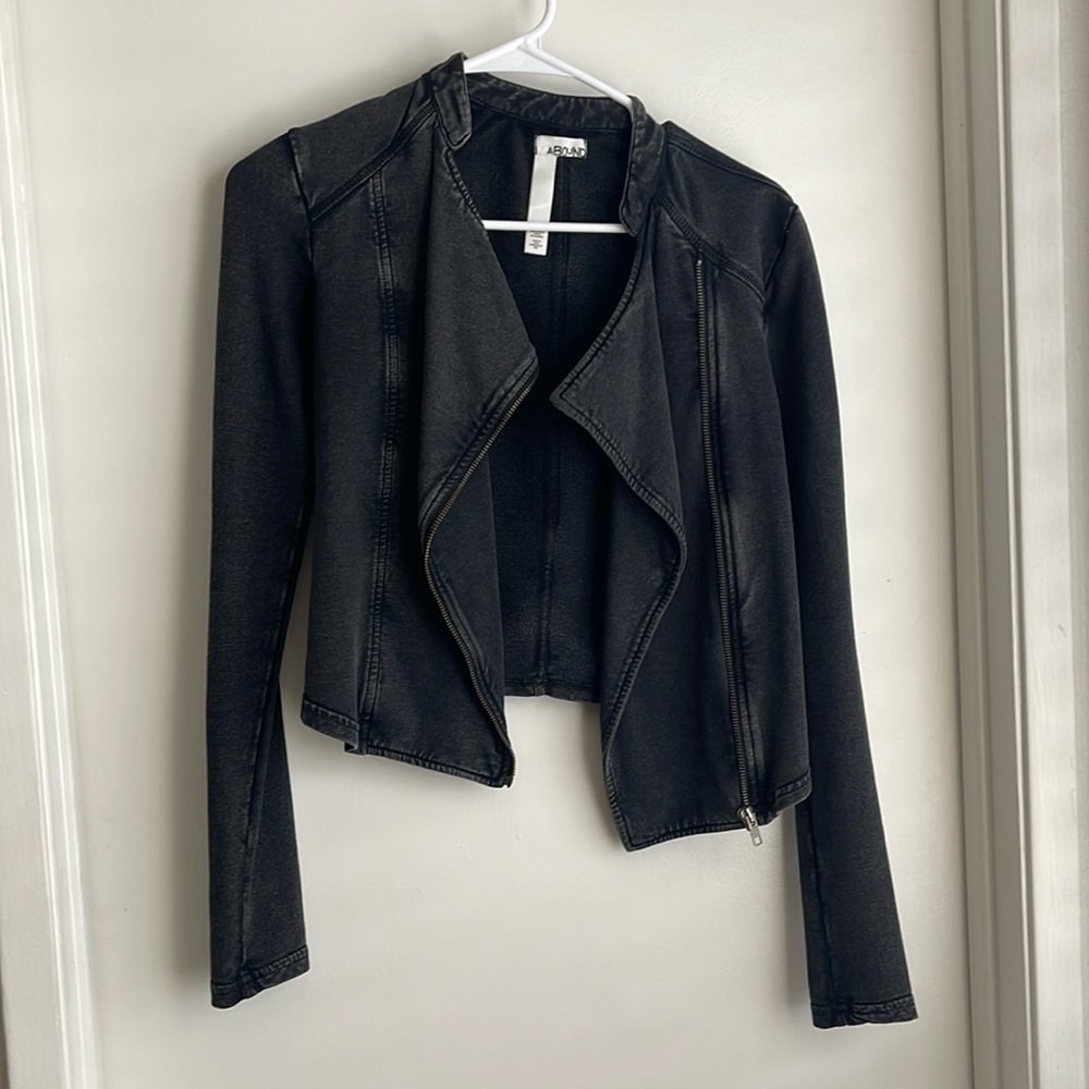Abound Lightweight Moto Jacket In Vintage Black 🏍️